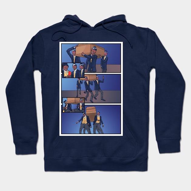 Dancing Pallbearers Hoodie by confuzd.